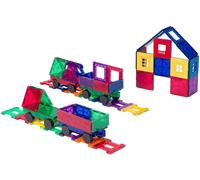 Playmags 50 Pezzi Magnetico Piastrelle Set Accessori - Trasparente Colore Con 4