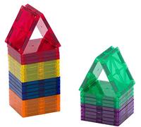 Playmags Kit di partenza - Set di 30 Pezzi Quadrati: Ora con magneti più Forti,