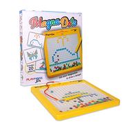 Playmags Magna Dots - Lavagna Magnetica per Bambini Grande 12,5" - Lavagna Magnetica Doodle DOT con Penna Magnetica - Magna Doodle con magneti sicuri per Bambini - Giocattolo da Viaggio per Neonati