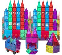 Playmags Magnete Costruzione Piastrelle Set per Bambini - 56 Pezzi Forte 3D