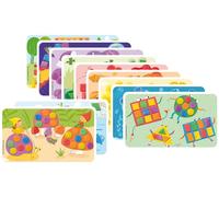 PlayMais 160086 - Kaartenset Leuk om te leren kleuren en vormen, knutselset