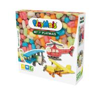 PlayMais BASIC My 1st PlayMais Flight - Set fai da te per bambini dai 3 anni in su, giocattolo per motori, con 650 pezzi, accessori e istruzioni
