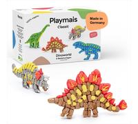 Playmais Classic Dinoworld Knutselset, 800-delig, natuurlijk speelgoed, incl. sp