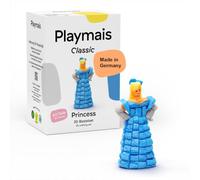 Playmais - Classic Princess | 90 pezzi | Set fai da te | Giocattoli in semola di mais, con spugnetta inclusa, vegani e sicuri per i bambini e l’ambiente, dai 3 anni in su