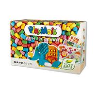 PlayMais Fun TO Learn Contrari Kit Creativo per Bambini da 3 Anni in su I Gioco di attività motoria con 550 Pezzi e 14 motiviI Promuove la creatività e l’abilità motoria I Giocattolo Naturale