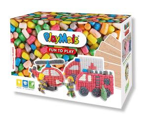 PlayMais Fun to Play Firetruck Craft Set for Children from 3 Years I Educational