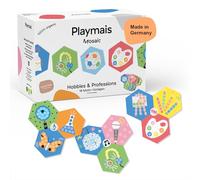Playmais Mosaic Hobbies & Professions | 5000 pezzi Playmais | set fai da te | giocattoli naturali | con spugnetta | 18 modelli | vegano, responsabile e sicuro | a partire dai 3 anni in su