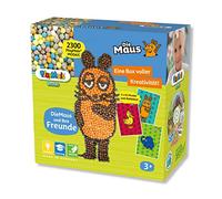 PlayMais Mosaic Little DieMouse - Set creativo per il fai da te per bambini dai 3 anni in su, oltre 2.300, 6 immagini adesive a mosaico con motivi di ...