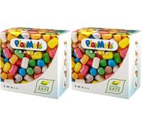 PlayMais Set fai da te Basic per bambini dai 3 anni in su, fai da te colorato, giocattolo naturale, promuove la creatività e le capacità motorie, regalo per ragazze e ragazzi (Small) (Confezione da 2)