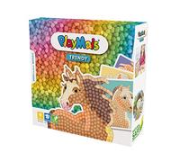 PlayMais Mosaic Trendy Horse Kit Creativo per Bambini dai 6 Anni | Oltre 3.000 Pezzi e 6 Adesivi a Mosaico con Cavalli | Promuove la creatività e l'abilità motoria | Giocattoli Naturali