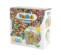 Playmais Window Primavera-Estate Kit Fai da Te per Bambini da 3 Anni in su I Set con 2300 Pezzi Colorati, Formato Mosaic I creatività e abilità motorie I Giocattolo Naturale