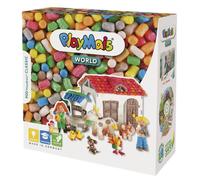 PlayMais WORLD FARM craft kit for kids from 5 years 850 colored, farming templ