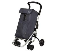 Playmarket Playcare - Carrello da spesa pieghevole con ruote girevoli, colore: Grigio Marengo