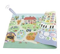 Playmat - Tappetino per il suono di DWINGULER SOUND MAT, per la casa, 230 cm x 140 cm x 15 mm, reversibile, morbido, privo di sostanze nocive, impermeabile, antiscivolo, certificato CE