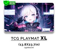 Playmat XL da Gioco - 35X60cm - Tappetino Mouse Desk Mat Anime Girls Jap ID0006