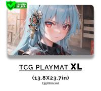 Playmat XL da Gioco - 35X60cm - Tappetino Mouse Desk Mat Anime Girls Jap ID0013