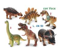 PLAYMATES - Giochi Vd65088 Dinosauri Soffici Con Suono, 50 Cm, Multicolore