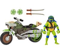Playmates - TMNT: Mutant Mayhem - Ninja Kick Cycle With Leonardo Figure