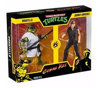 PlayMates TMNT X Cobra Kai Donatello VS Johnny Lawrence AF 2PK