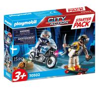 Playmobi 70502 Starter Pack Inseguimento Poliziotto e Ladro