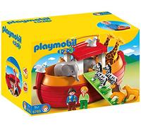PLAYMOBIL 1.2.3 6765, Arca di Noè Portatile, dai 18 Mesi
