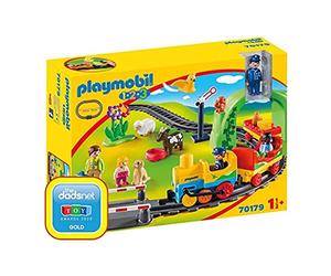 PLAYMOBIL 1.2.3., 70179, Il Mio Primo Trenino per Bambini dai 18 Mesi