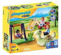 PLAYMOBIL 1.2.3 71157 Parco Giochi, Gioco educativo e motorio per Bambini Piccoli, Primo Giocattolo per Bambini, da 18 Mesi a 4 Anni