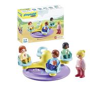 PLAYMOBIL 1.2.3 71324 Giostra per Bambini, Conoscere i Numeri, Ricerca e narrazione per i Piccoli per Scoprire Le funzioni Base, Giocattolo per Bambini dai 5 Mesi in su