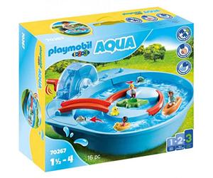 PLAYMOBIL 1.2.3 AQUA 70267 Splish Splash Water Park, for Children Ages 2+