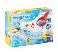 PLAYMOBIL 1.2.3 Aqua 70637 Scivolo d'Acqua e Animali marini, Gioco per la Vasca da Bagno per Bambini Piccoli, con Pesci galleggianti, Primo Giocattolo per Bambini, da 18 Mesi a 4 Anni