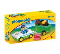 PLAYMOBIL AUTO CON TRASPORTO CAVALLI