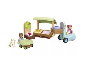Playmobil 123 Eco Gioco Di Costruzione Con Cavalletto E Carrello Elevatore