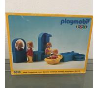 playmobil 123 vintage 6614 bagno bath room raro nuovo vecchio originale