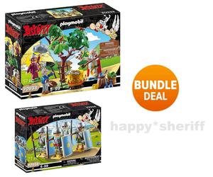Playmobil 2 set Asterix 70933 Panoramix Druido Getafix 70934 romani TUTTI...
