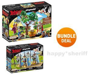 Playmobil 2 set Asterix 70933 Panoramix Druido Getafix 70934 romani TUTTI in ...