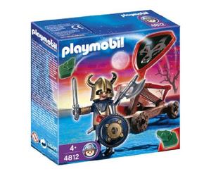 PLAYMOBIL 4812 - Chevalier des loups et catapulte