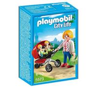 Playmobil 5573 Mamma Con Passeggino Doppio