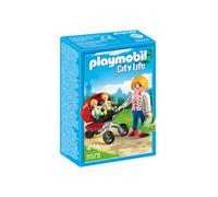 PLAYMOBIL 5573 - Vita di città - Mamma con gemelli e carrozzina - Nouvo