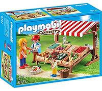 PLAYMOBIL 6121 - Bancarella Frutta e Verdura, 3 Pezzi