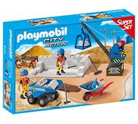 PLAYMOBIL 6144 - Superset Cantiere Edile, 2 Pezzi