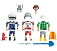 PLAYMOBIL 6566 - Figura multiplay 3 in 1 muratore romano, pompiere (confezione in pellicola)