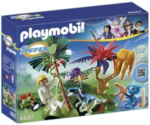 PLAYMOBIL 6687 L'ISOLA PERDUTA CON ALIEN E RAPTOR