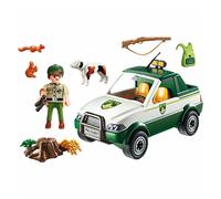 Playmobil 6812 Set Di Costruzione Pick Up Truck Ranger Del Bosco
