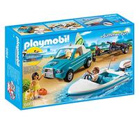 PLAYMOBIL 6864 - Surfisti con Pick Up e Motoscafo, 2 Pezzi
