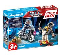 PLAYMOBIL 70502 City Action Starter Set di accessori per la polizia