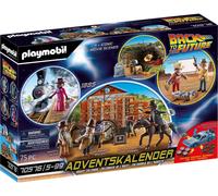 playmobil Back to The Future Playset Calendario dell'Avvento Ritorno al Futuro Parte III per Bambini da 5+ Anni - 70576