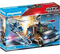 PLAYMOBIL ® elicottero della polizia veicolo di fuga