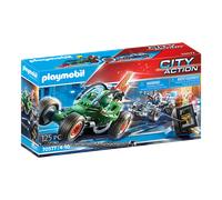 Playmobil City Action - Inseguimento del ladro nel caveau del kart della polizia (70577)