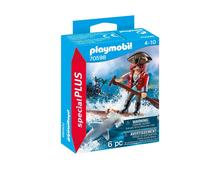 PLAYMOBIL Special Plus 70598, Pirata e squalo, dai 4 Anni
