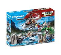 Playmobil Canyon Elicottero Salvataggio 70663 Figura E Veicolo Toy 79pc Nuovo